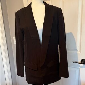 White House Black Market Elegant Longer Black Blazer NWT